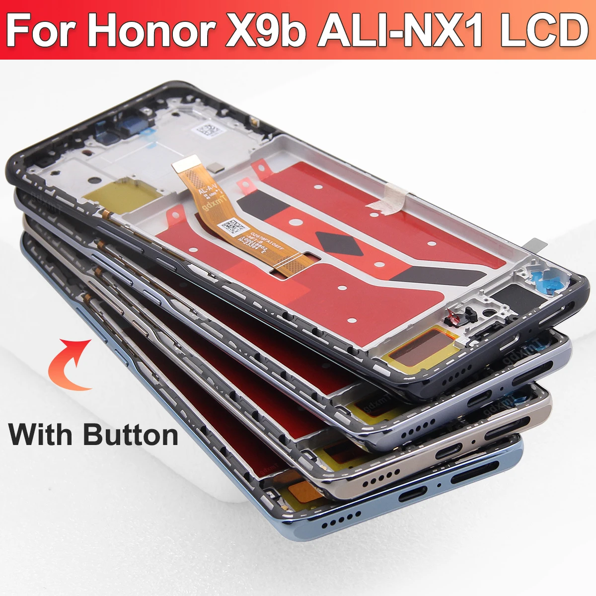 6.78\'\' For Honor X9B ALI-NX1 LCD Display Touch Screen With Frame Digitizer Assembly Replacement For Honor X50 ALI-AN00 Display