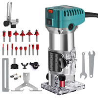 1380W Electric Wood Router Electric Trimmer Woodworking Milling Engraving Slotting Trimming Machine Carving Router Tool