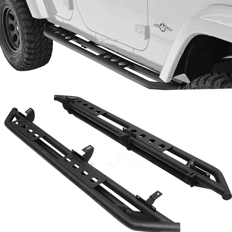 For Jeep Wangler JL 2018-2022  Side Step  2 Two  4 Four Doors Nerf Bar  Running Boarts  OE Style  4X4 Car Auto Parts Tubular