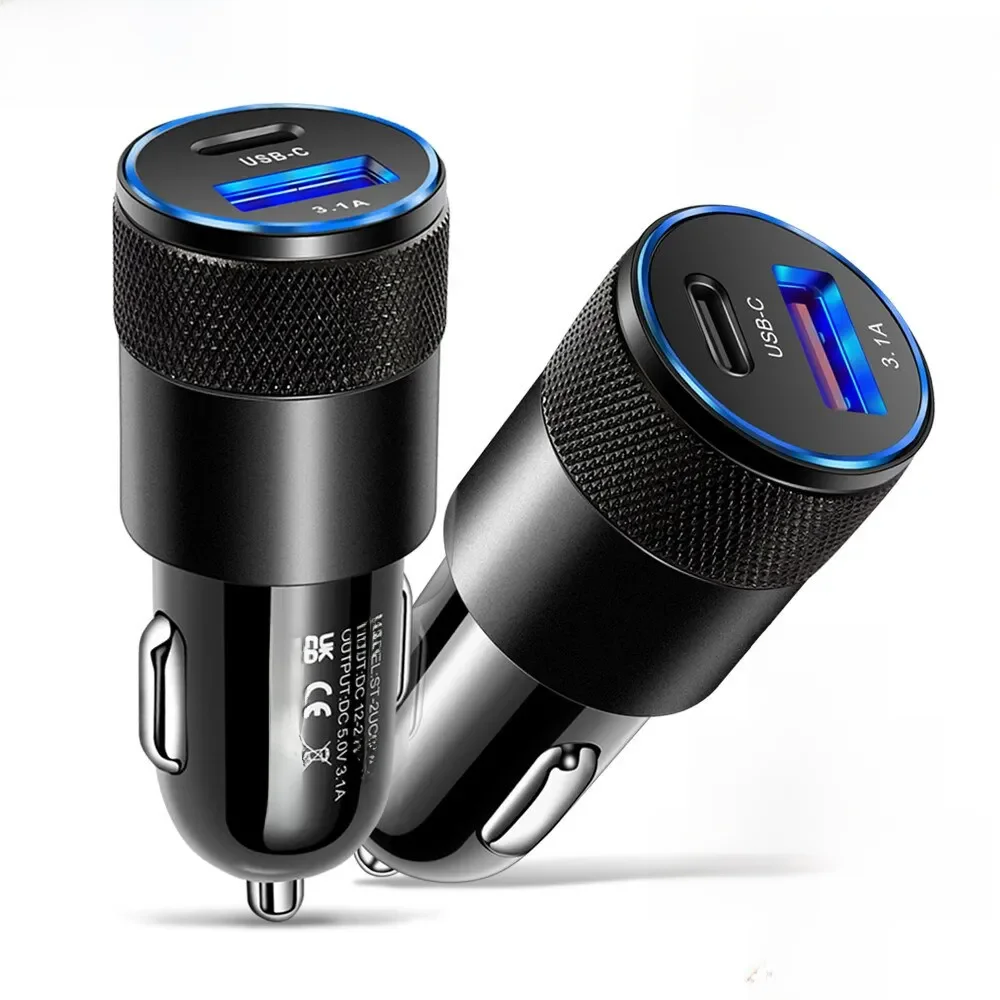 Olaf 68W PD autolader USB Type C snel opladen auto telefoon adapter voor iPhone 13 12 Xiaomi Huawei Samsung S21 Quick Charge 3.0 - afbeelding 2