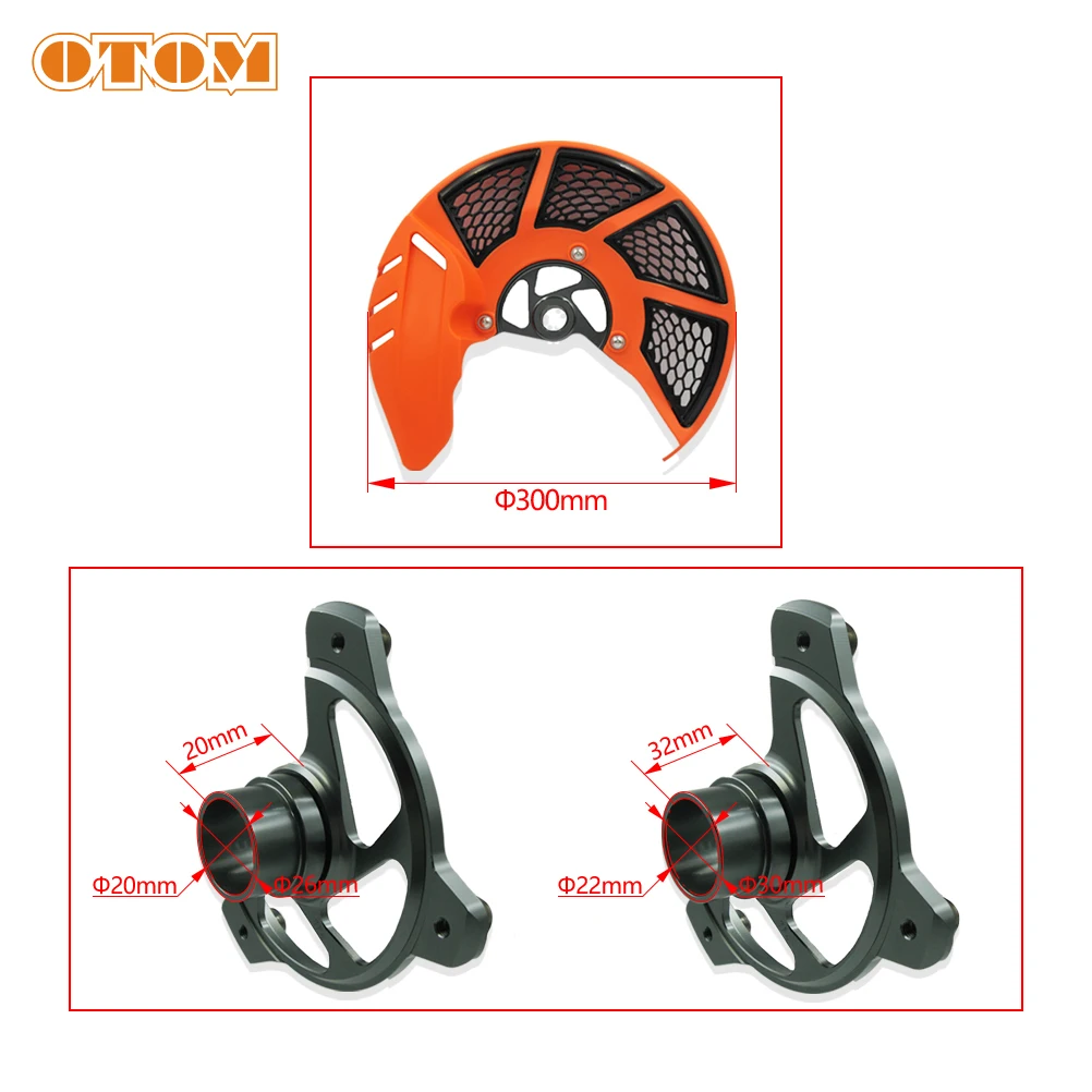 Motorcycle Accessories 20mm/22mm Front Brake Disc Rotor Guard Cover Protector For YAMAHA YZ250F YZ250FX YZ450F WR250F WR450F YZ