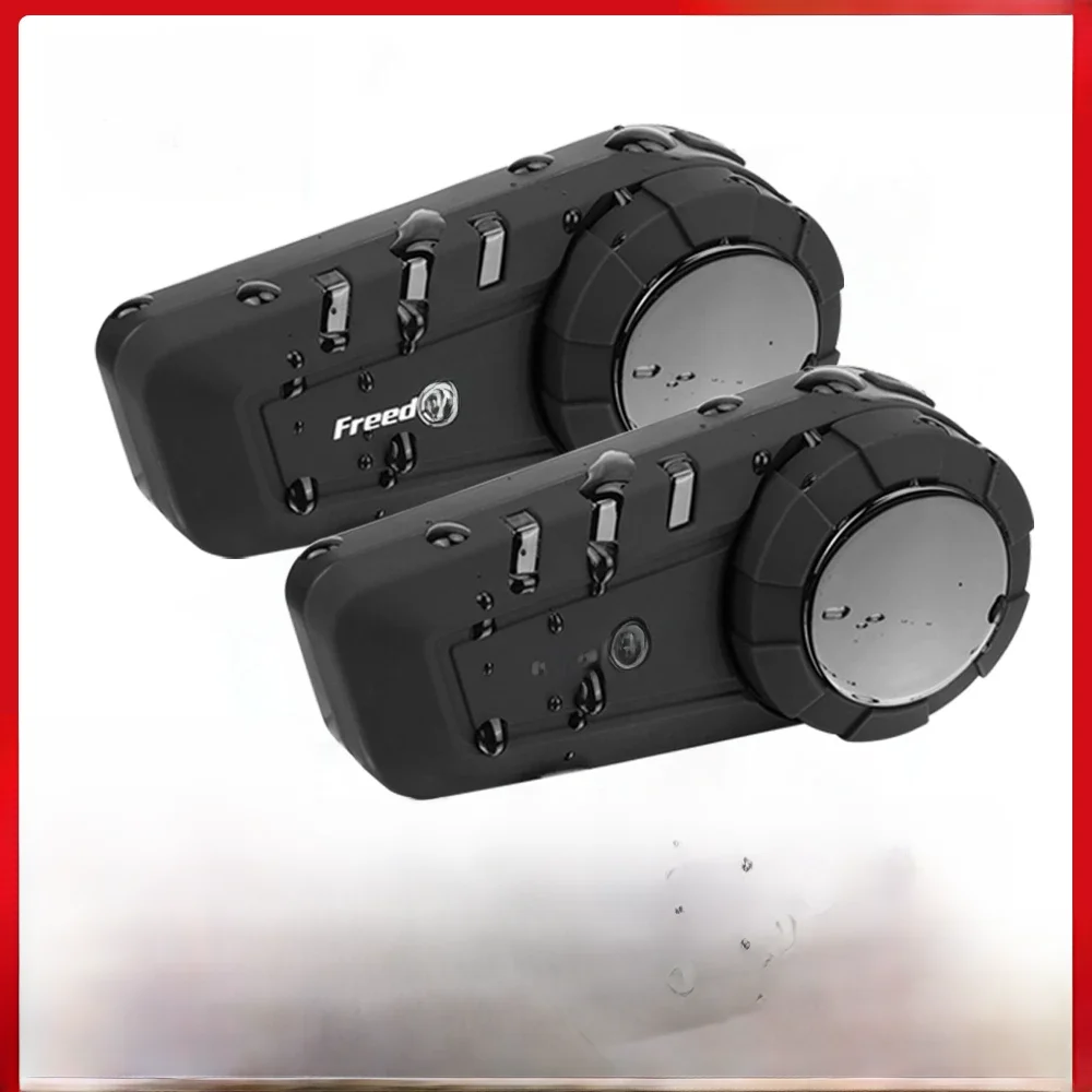 Freedconn KY Pro Motorfiets Intercom Bluetooth helm Headset Motor 6 Rijders 1000M Moto Groep Waterdichte Interphone - afbeelding 2