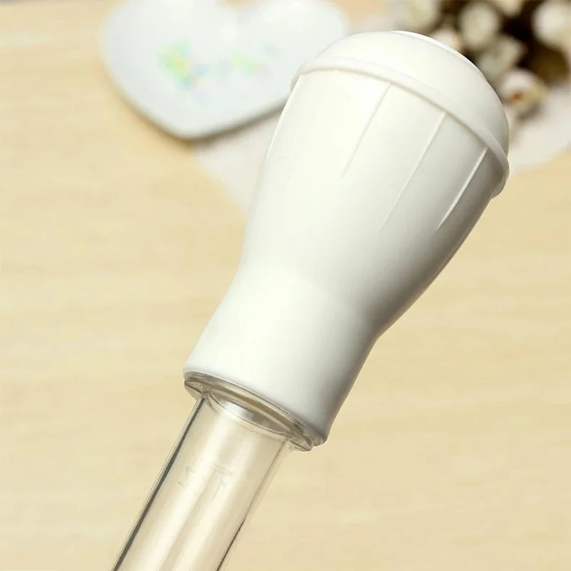 Pompe à seringue transparente pour la cuisson de la sauce au barbecue, tuyau d'aspiration d'huile, tuyau d'égouttement, tube de dinde Baster Chef, saveur alimentaire