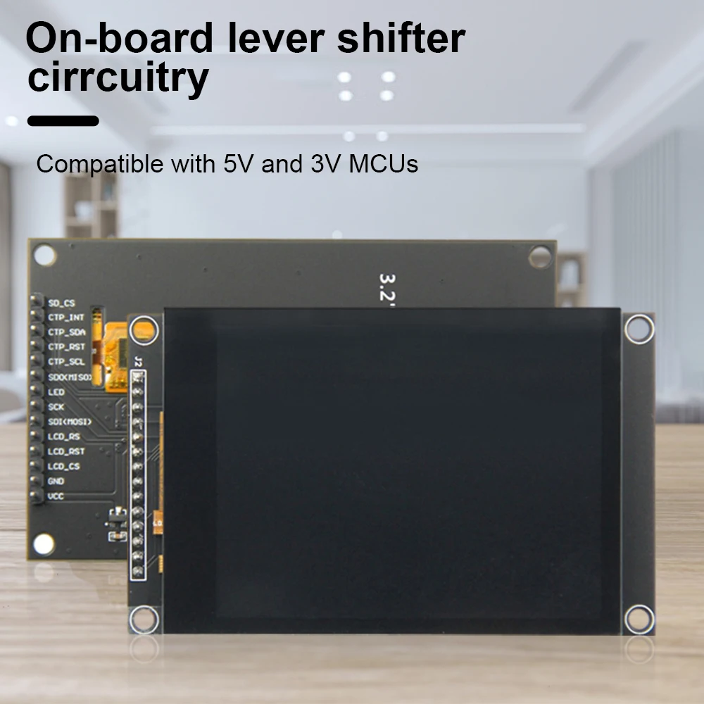 Imagem -03 - Spi Serial Ips Touchscreen Display Ili9341 Driver Módulo Lcd Tft para Arduino Mega2560 C51 Esp32 3.2 320x240 Pixel