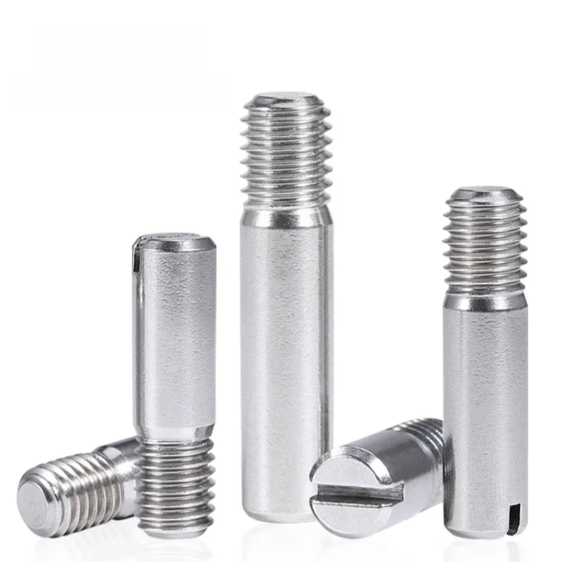 304 Roestvrij Staal M2 M2.5 M3m4m5m6m8m10 Inklapbare Cilindrische Buitendraad Massieve Plug Pin Positionering Rolas Lokaliseerpen - afbeelding 2