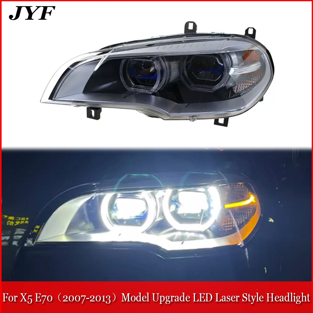 

Car Headlights For BMX X5 E70 2007-2013 Head Lights Upgrade LED Laser Style Replacement DRL Daytime Beam High Low Running Lamp