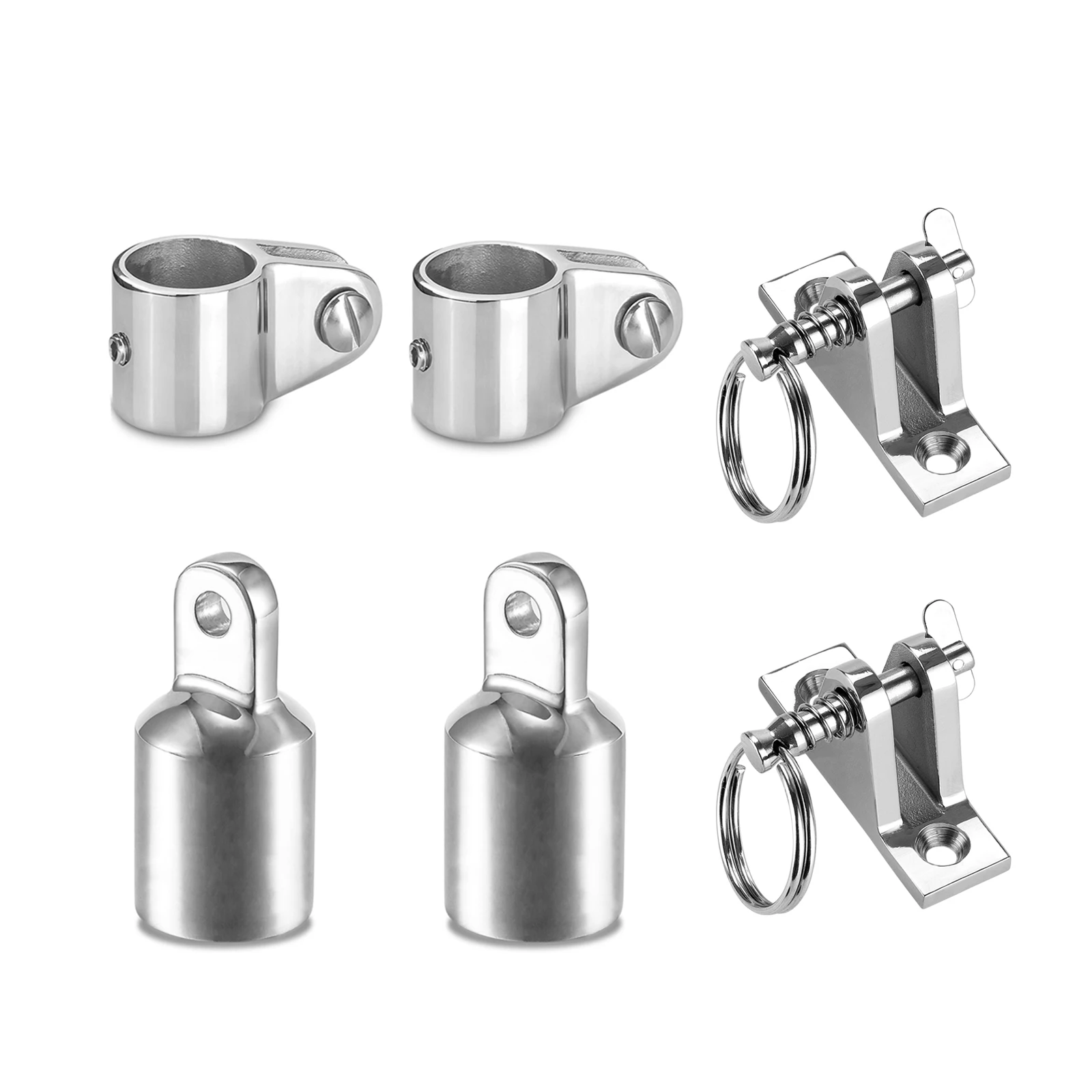 Boat Bimini Top Fittings Hardware Set, Fit 7/8