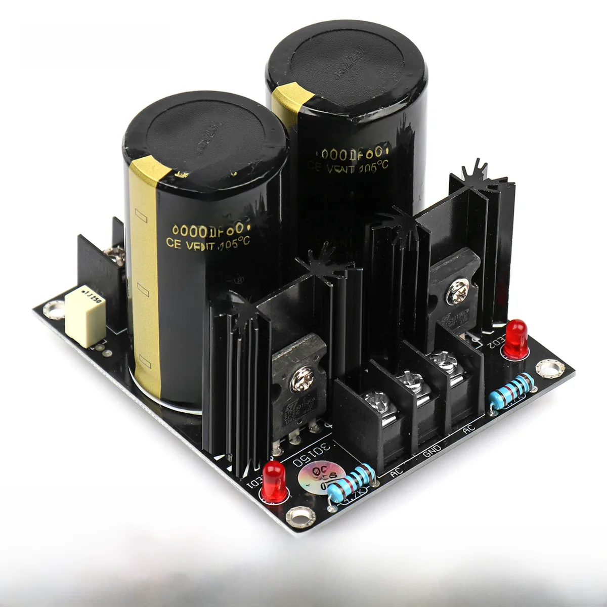 Schottky Rectifier Filter Power Amplifier Board Capacitor Amplifier Rectifier 120A Power Supply Board DIY Speaker Amp 120A
