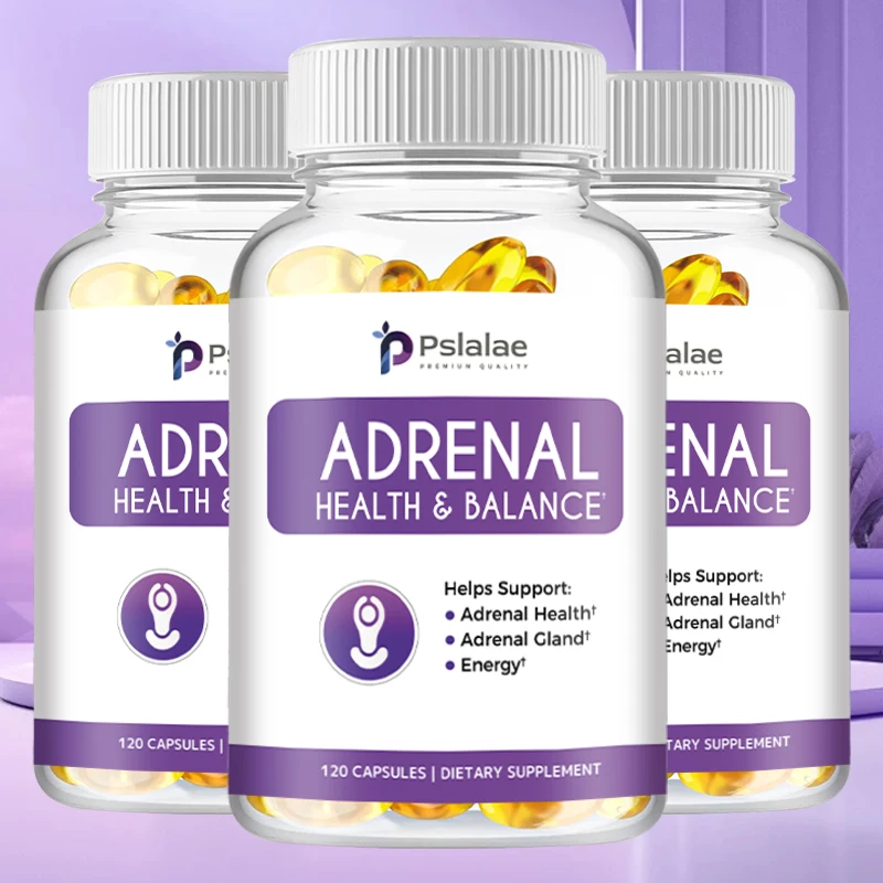 Adrenal Health & Balance Supplement - with L-Tyrosine and Ashwagandha To Relieve Fatigue - 120 Capsules