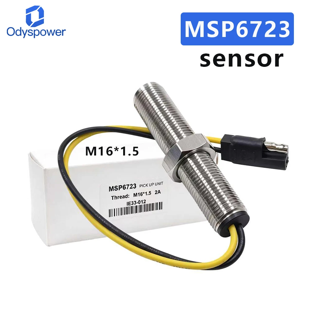 Factory Price M16*1.5 UNF Threaded Magnetic Speed Pickup Sensor MSP6714 MSP6715 MSP6723