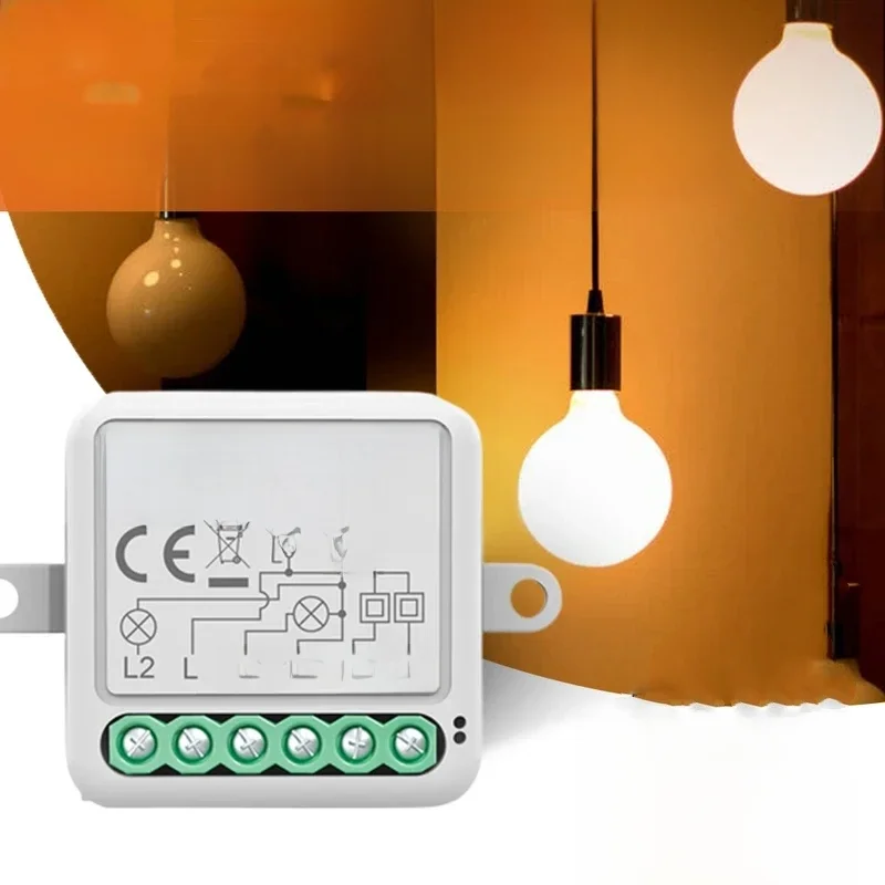 Tuya Wifi & Zigbee Smart Dimmer Switch Module 2 Way Dimbare Lichtschakelaar App Afstandsbediening Werken Met Alexa Google Home - afbeelding 2