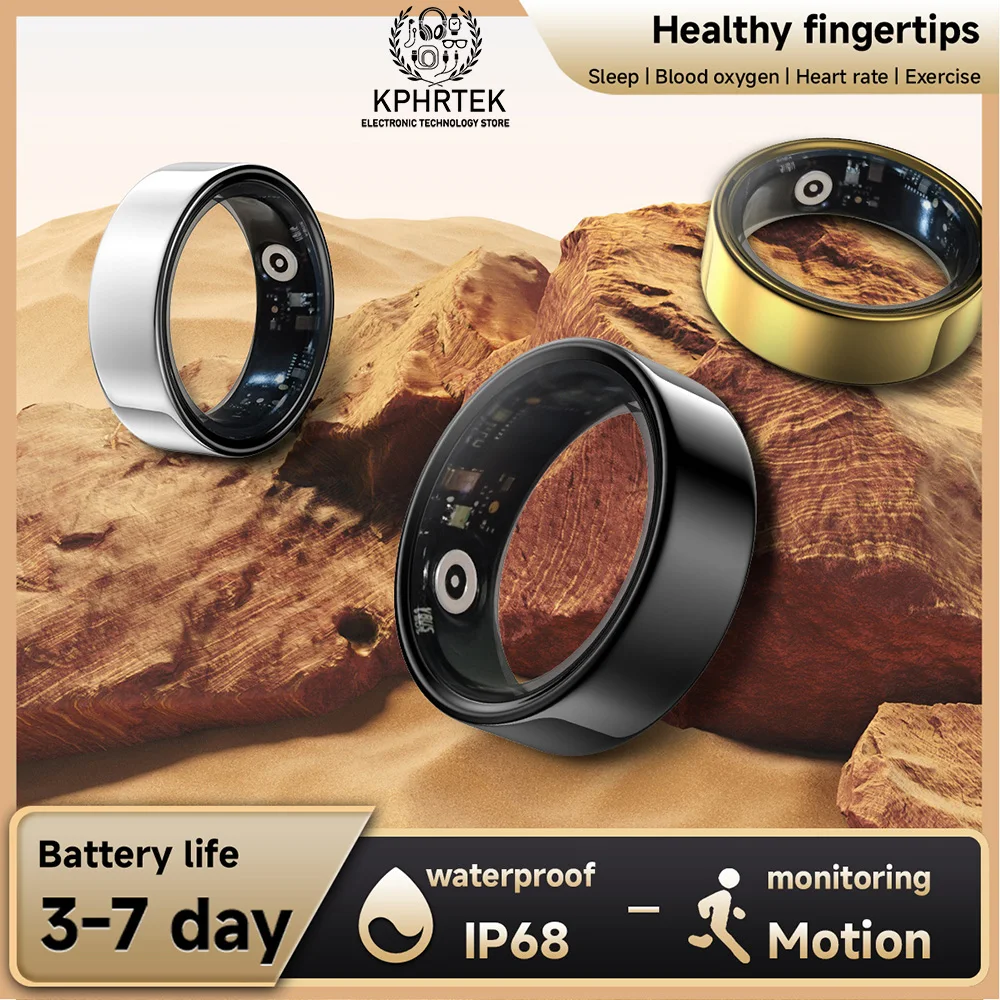 LA380 حلقة ذكية معدل ضربات القلب حلقة مراقبة النوم الحياة مقاوم للماء كاميرا بلوتوث عداد الخطى ممارسة