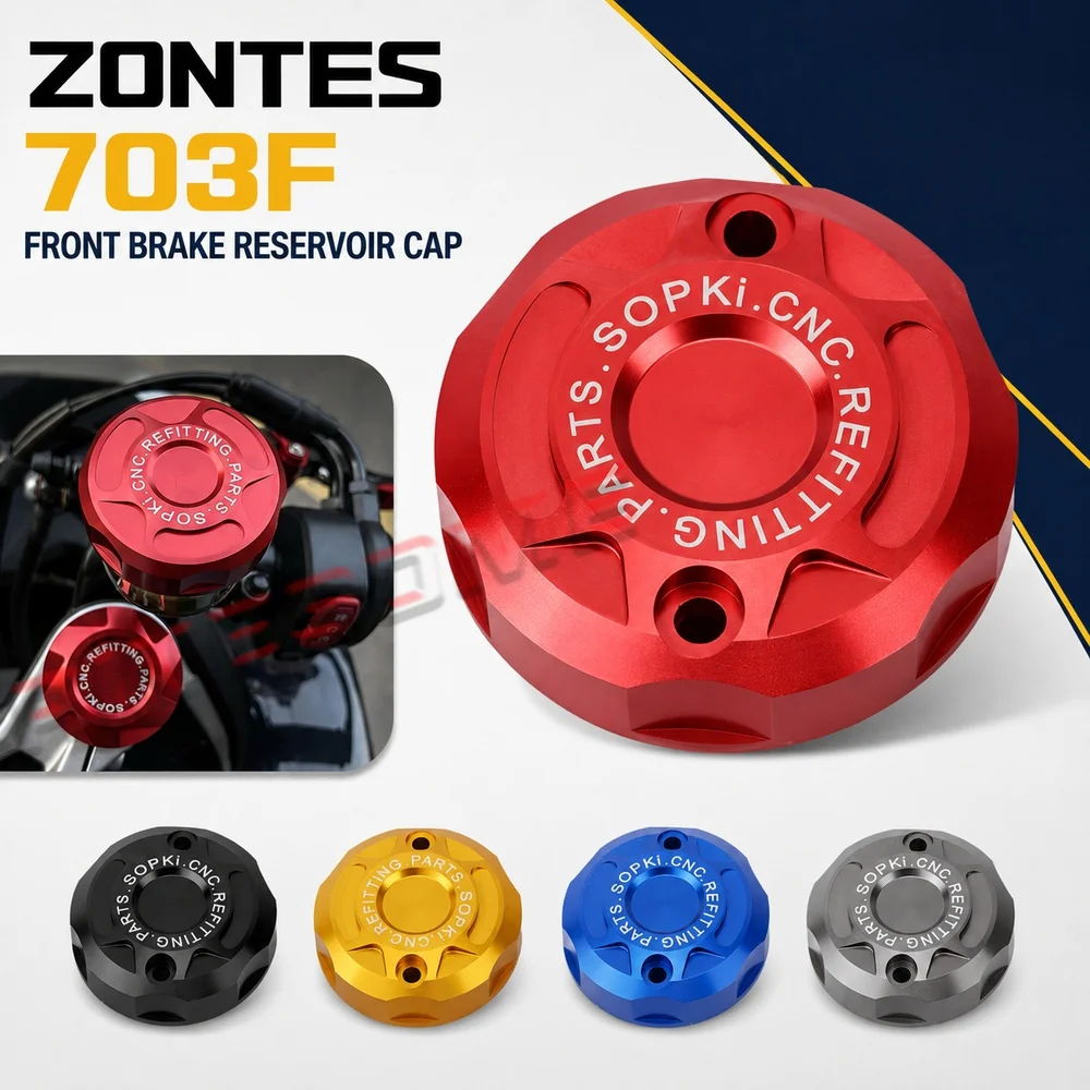 Modified Aluminum Alloy Front Oiler Cover For Fit ZONTES 703F F703
