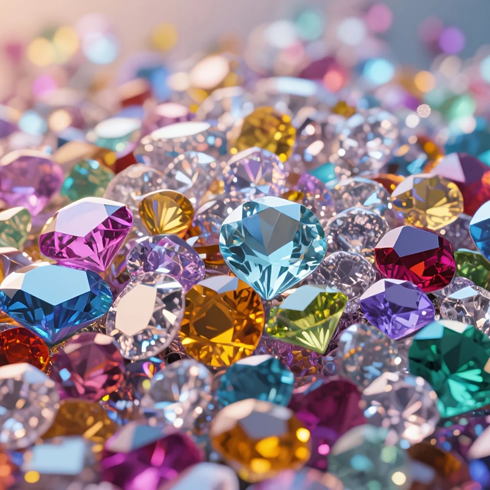 1500 Acrylic Faux Diamonds, Suitable for Vase Filler,  DIY Diamonds,  Wedding Decor，birthday Party Ornaments, Graduation Gifts