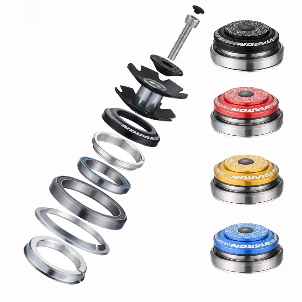 AliExpress NONE VIARON Bike Headset 52Mm/42Mm Mtb Cycling Steering Fork Press Bearing Box Mountain Bike 1 1/8-1 1/2 Column Vtt Headset Cups