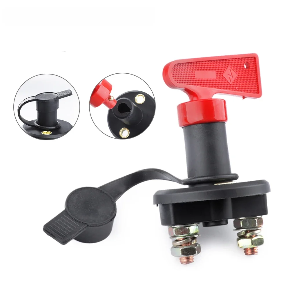 300A 12V clé rouge coupé tuer interrupteur de batterie véhicule principal modifié isolateur déconnecteur voiture interrupteur d'alimentation pour Auto camion bateau