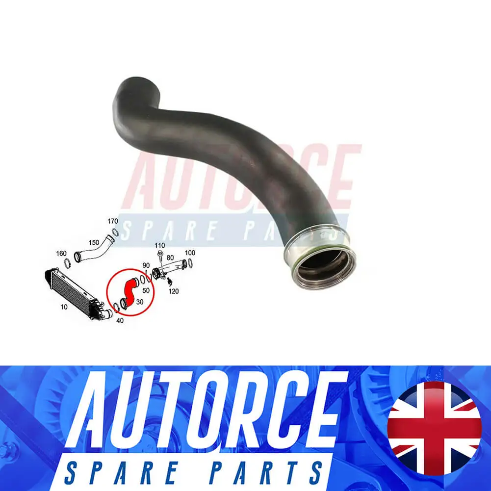 Intercooler Charger Intake Turbo Hose Pipe For Mercedes C 200 CDI, C 220 CDI (2011 - Onwards) 2045280982 - AUTORCE