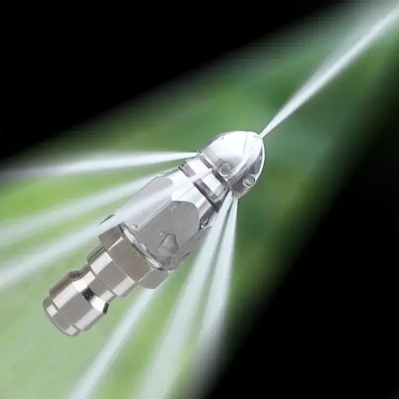 Buse à connexion rapide G1/4 ", nettoyage des égouts, buse de lavage à haute pression, buse de tuyau d'égout et d'égout, accessoires de lavage 5,000