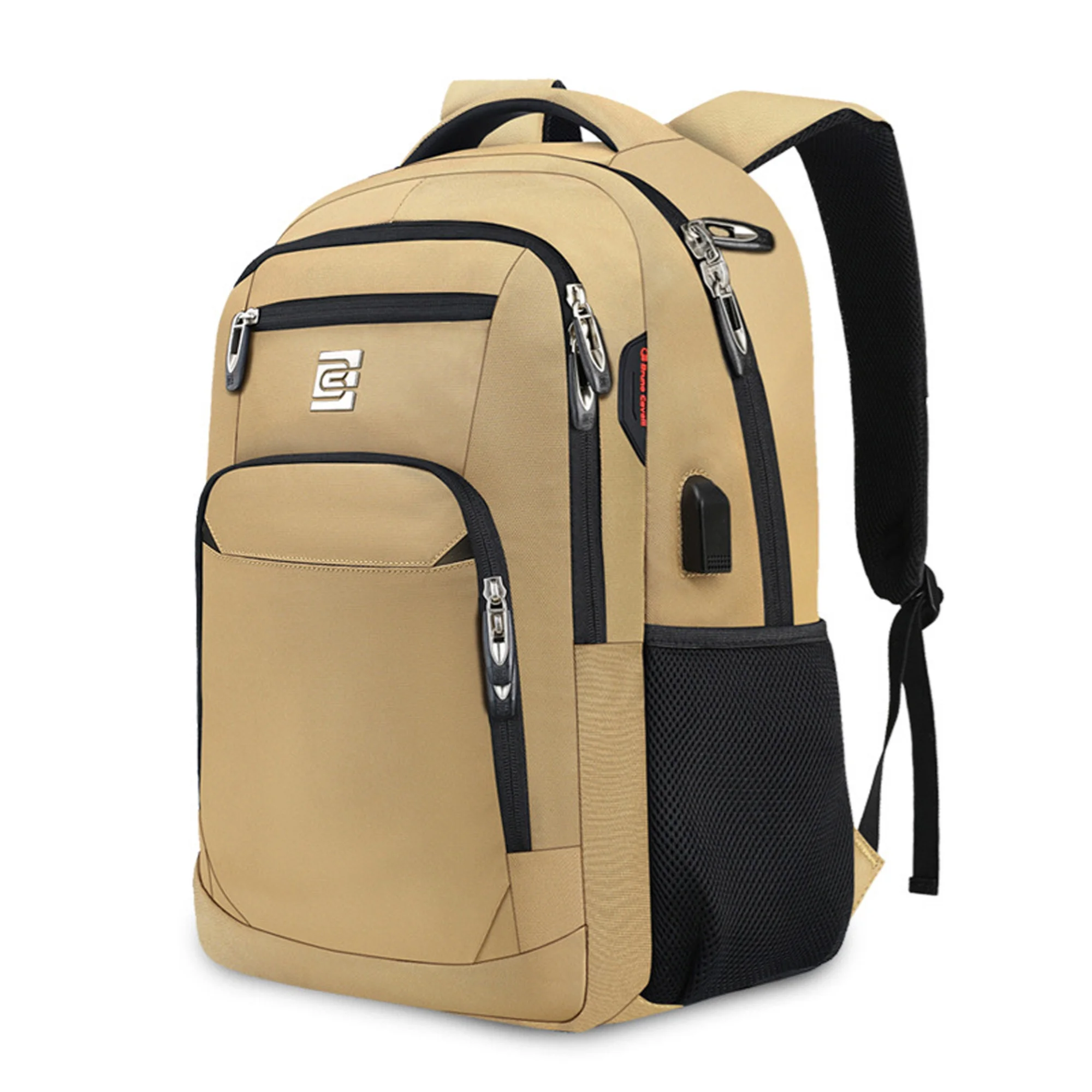 NONE Große Kapazität Rucksack : Laptop Rucksack besitzt mehr als 20 unabhängige Taschen für viel Stauraum und können Powerbank, A4-Ak 9