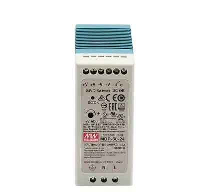 Switching Power Supply MDR-60-24 60W | 24V | 85-264VAC/120-370VDC