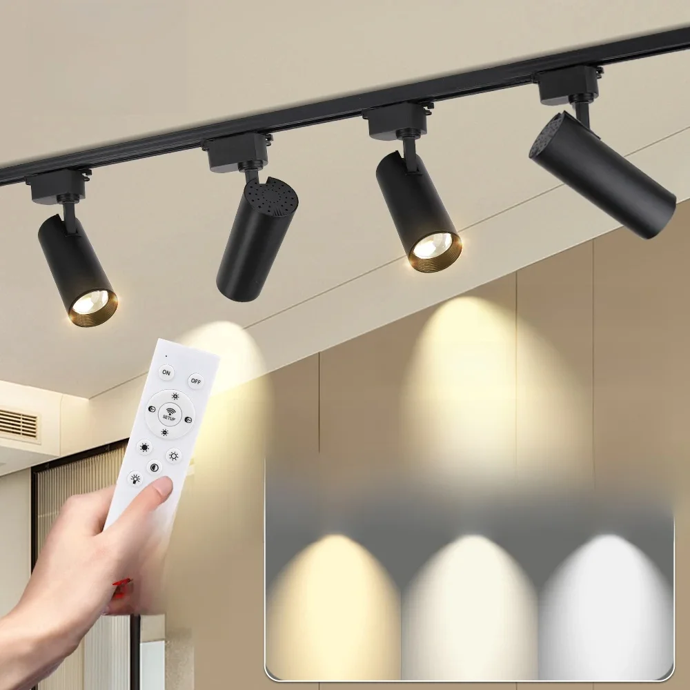 Fernbedienung Set LED Schienenlicht Dimmbare Deckenstrahler Schienenlicht Led Schienenstrahler Bekleidungsgeschäft Deckenleuchten