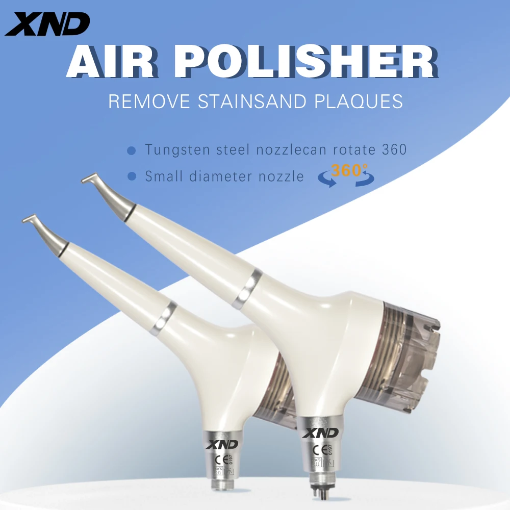 XND Dental Air Prophy Jet Tooth Whitening Cleaning Sandblasting Gun Polisher Polishing Sandblaster Machin Dentist Tool