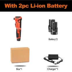 80N.m Lithium Electric Right Angle Screwdriver Bare Metal