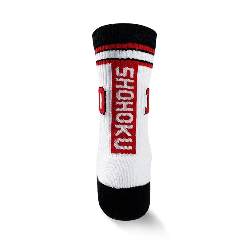 Chaussettes de Basket-Ball Blanches en Coton pour Costume de Cosplay, 2 Pièces, Anime Slam Dunk Luminhoku10 14 KOGURE SAKURAGI RUKAWA