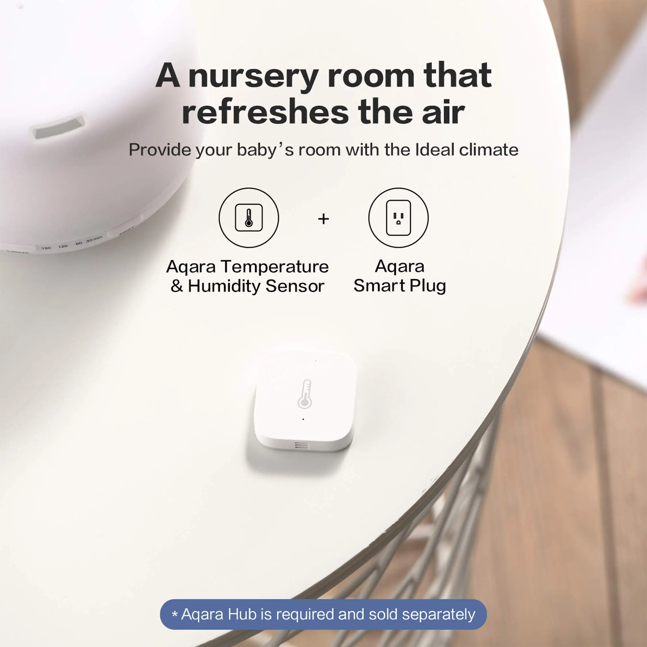 Aqara Temperature Sensor Smart Air Pressure Humidity Environment Sensor Smart Control Zigbee Connection For Xiaomi APP Mi home