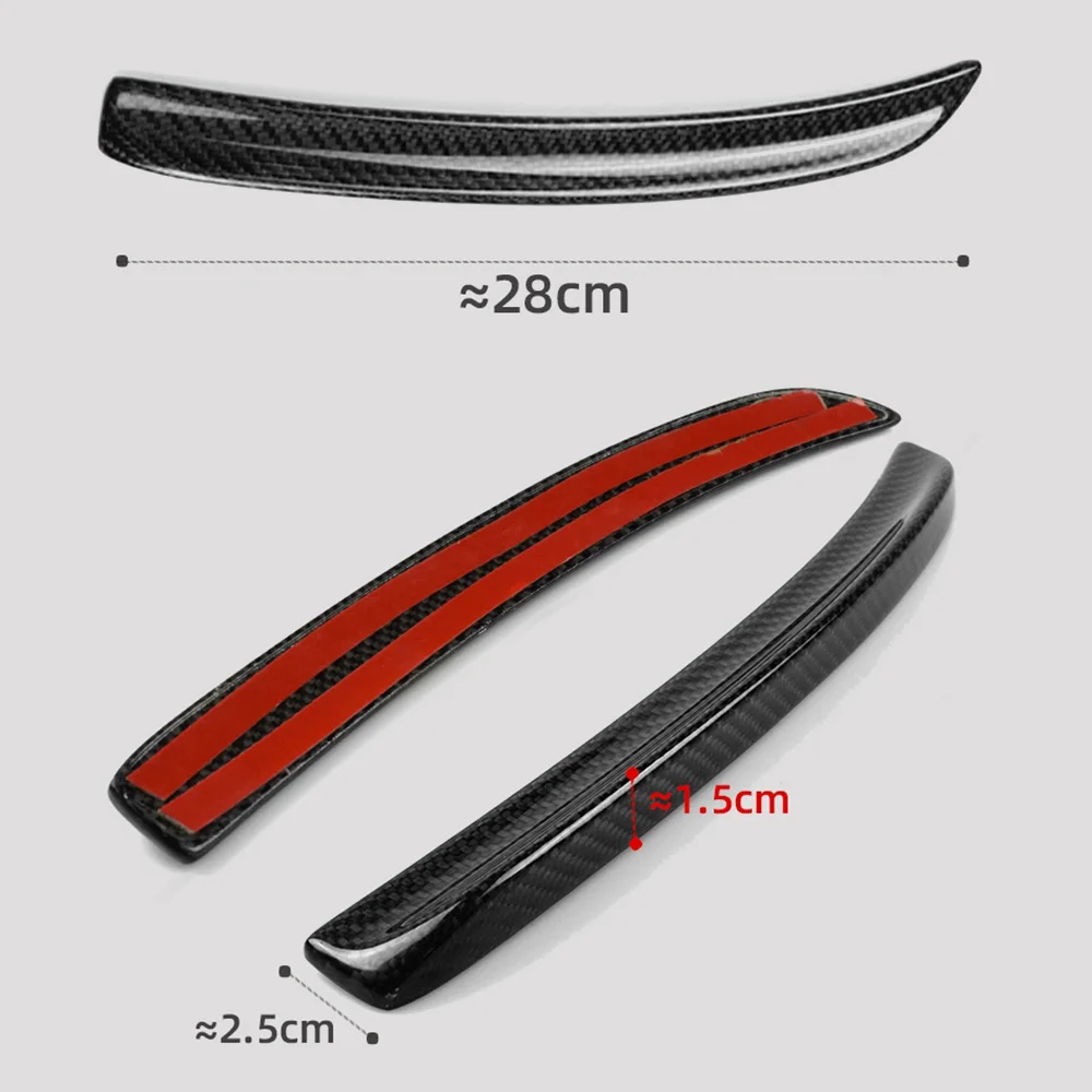 2PCS Car Tail Wing Sticker For MINI F55 F56 Auto Trunk Car Rear Decoration Exterior Modification Protective Accessories