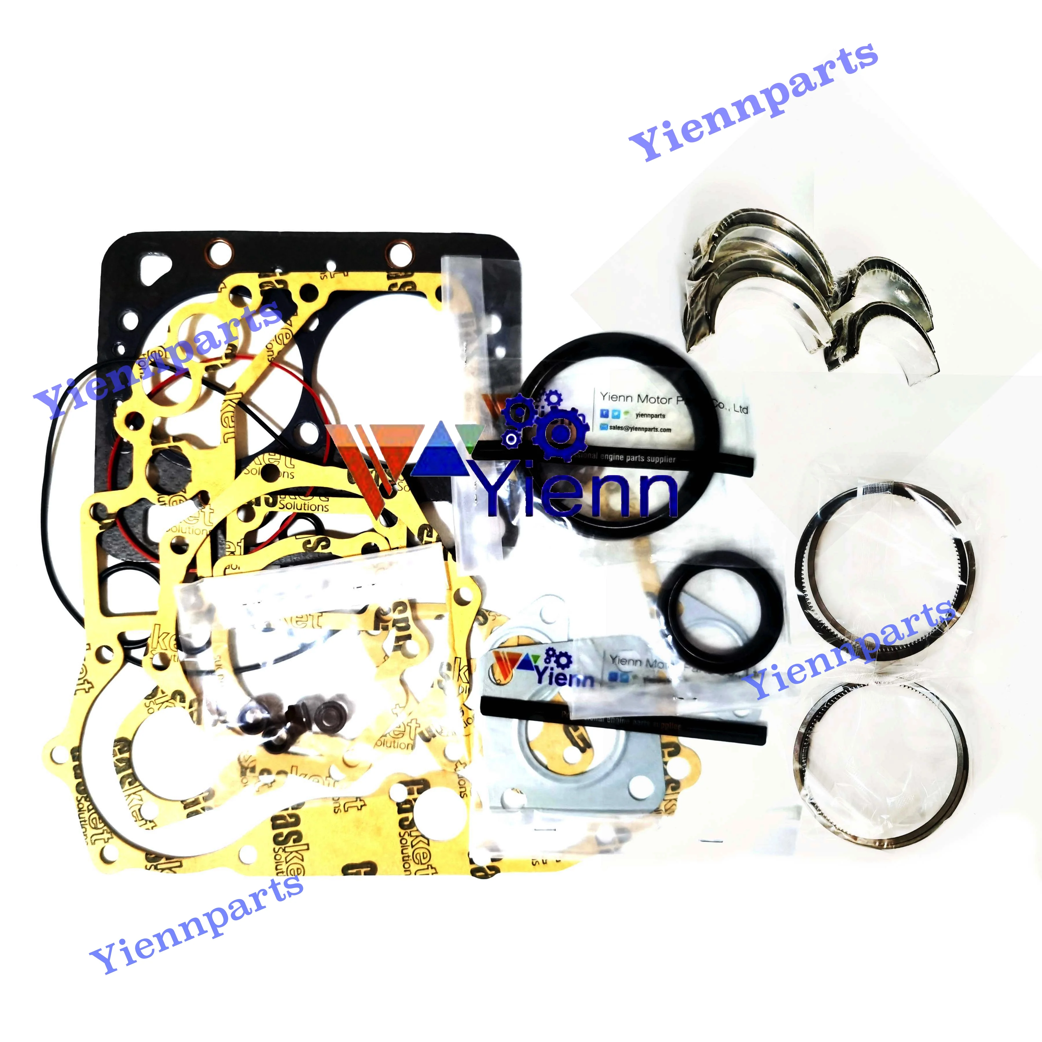 For Kubota Z850 Z851 Z851-B Overhaul Re-ring Kit Full Gasket Kit Fit L1801 Tractor Excavator Engine Repair Parts