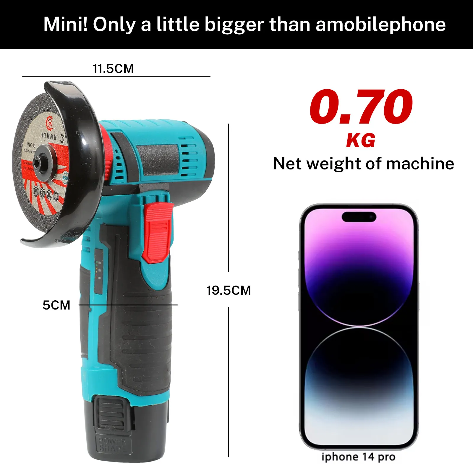 19500 دورة في الدقيقة 12 فولت طاحونة زاوية صغيرة قابلة للشحن ماكينة الطحن بطارية ليثيوم لاسلكية طاحونة قطع أدوات كهربائية