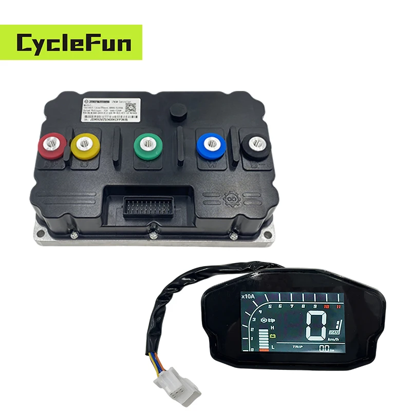 

ND721800 FarDriver 800A BLDC 10-15KW High Power Electric Motorcycle Controller With Bluetooth And DKD ONE-LIN Speedometer