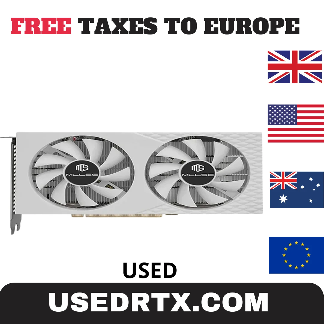 중고 Radeon 그래픽 카드, 게임용 컴퓨터 GPU, AMD RX5600, 6GB 게임 데스크탑 컴퓨터 그래픽 카드, GDDR6