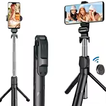 Bastão Pau de Selfie Retrátil Bluetooth suporte tripé para celular com controle