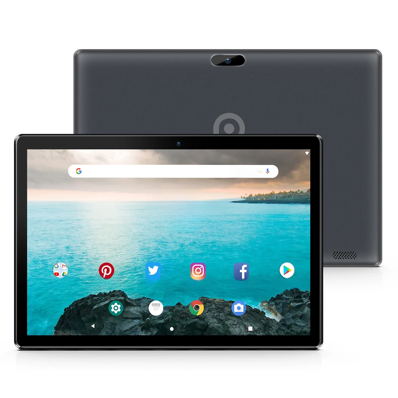 PRITOM 10-calowy tablet PC z gniazdem SIM Android 13 64 GB czterordzeniowy ekran dotykowy WiFi GPS obsługa połączeń telefonicznych 3G — zdjęcie 2