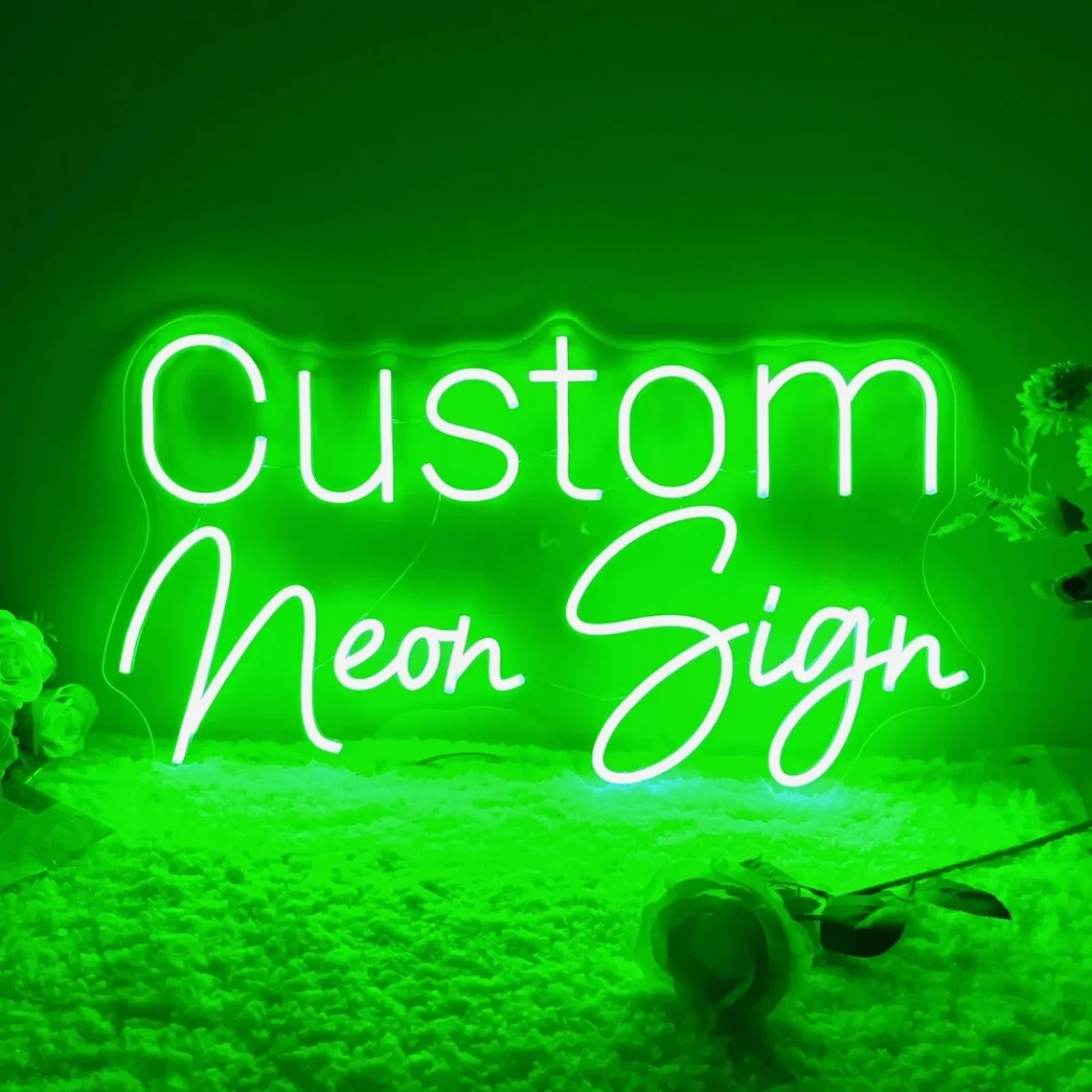 Custom Neon Sign LED Neon Light with Dimmer for Wall Decor Personalized Logo Name Light Gift for Home Bedroom Wedding Party