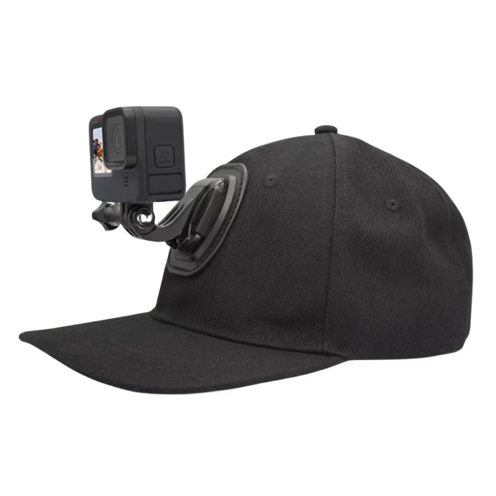 Regulowana płócienna czapka przeciwsłoneczna dla Gopro Hero 12 11 10 9 8 7 6 5 4 3 insta360 x3 x2 Eken SJCAM DJI OSMO Sport Action Camera — zdjęcie 2