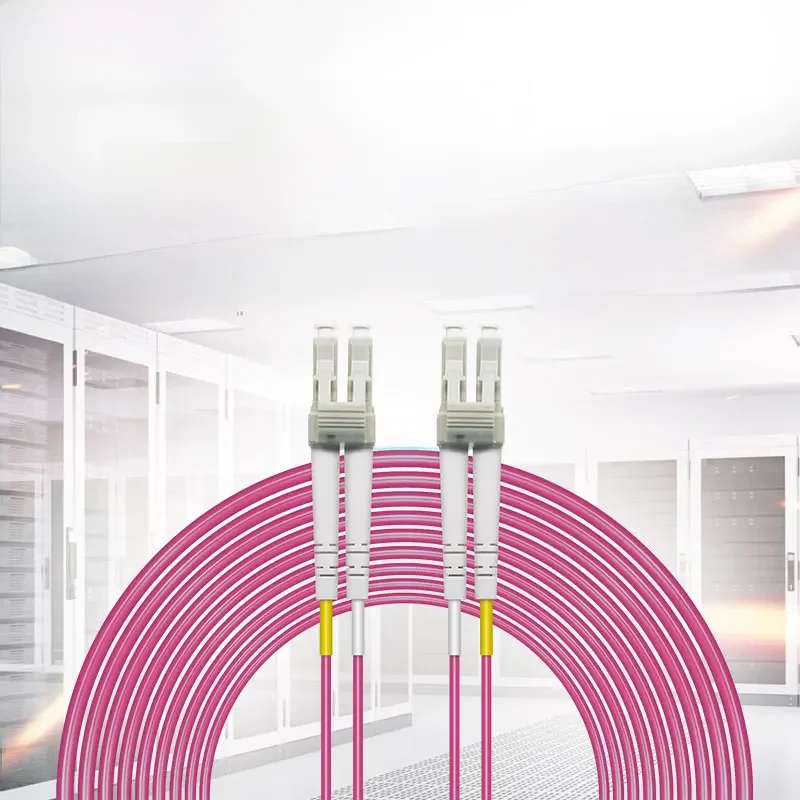 ONTi OM4 10-gigabitowy wielomodowy kabel światłowodowy 1-100 m 50/125 2,00 mm 10/40/100 Gb/s 2-żyłowy zworka światłowodowa Duplex Pigtail — zdjęcie produktu 7