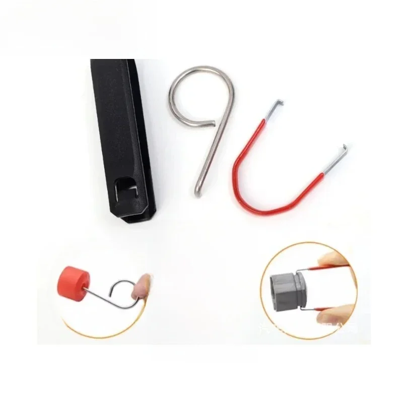 Extracteur d'écrou de boulon, crochets de capuchon de pneu, pincettes 2,95 pouces, outils de démontage, Mini Portable pour Audi Volkswagen, pièces, écrous, boulons, 3 pièces