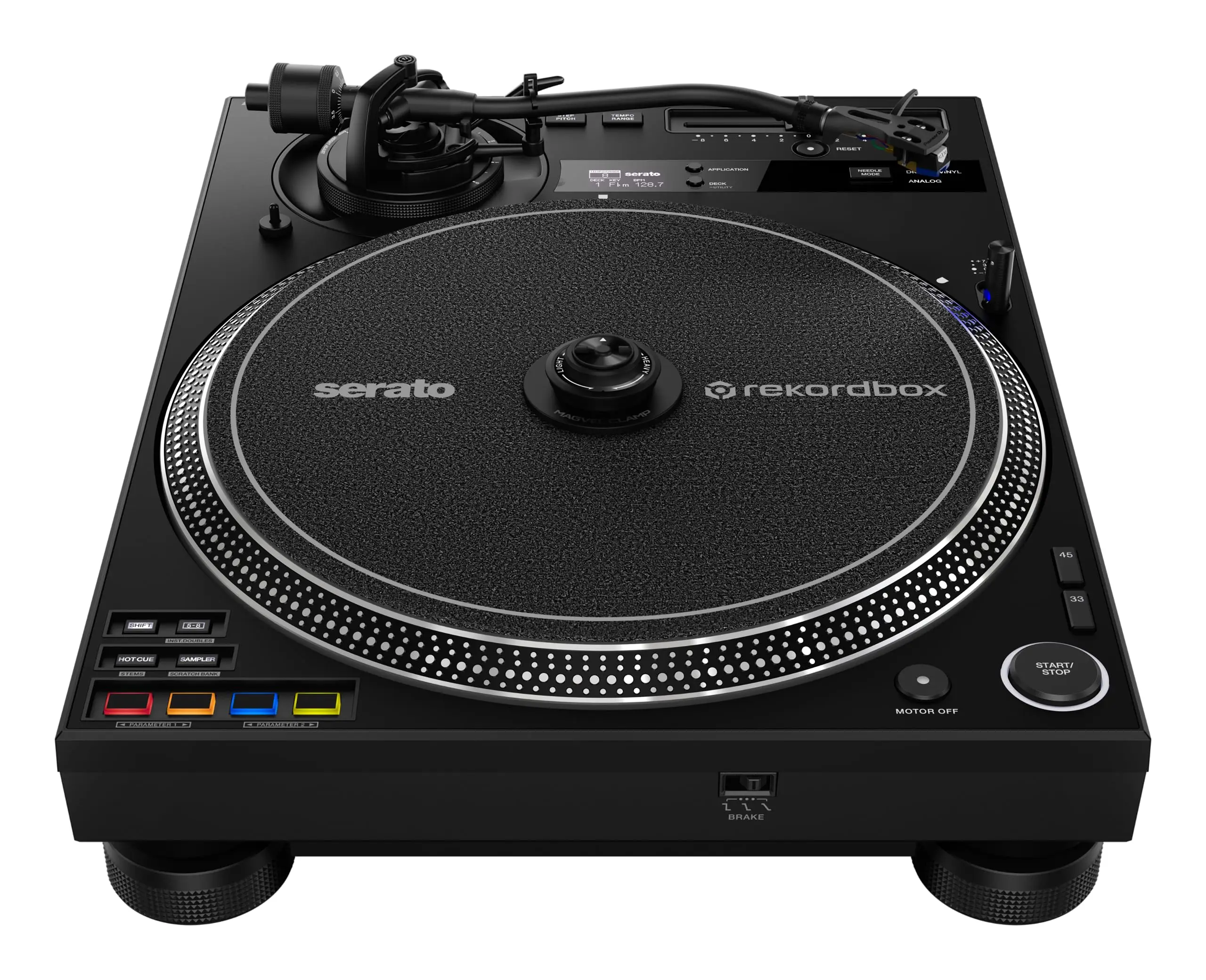 

Новинка, гибридный вращающийся круг с прямым приводом Pioneer DJ PLX-CRSS12 С DVS и картриджем/стилусом ортофона