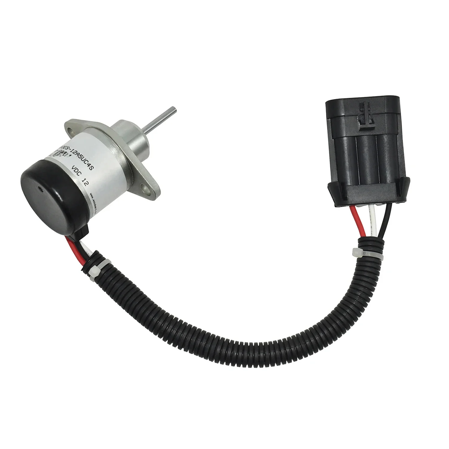 Shut Down Solenoid 1J710-60011 Kubota V2607 Valve - Replacement for Engines