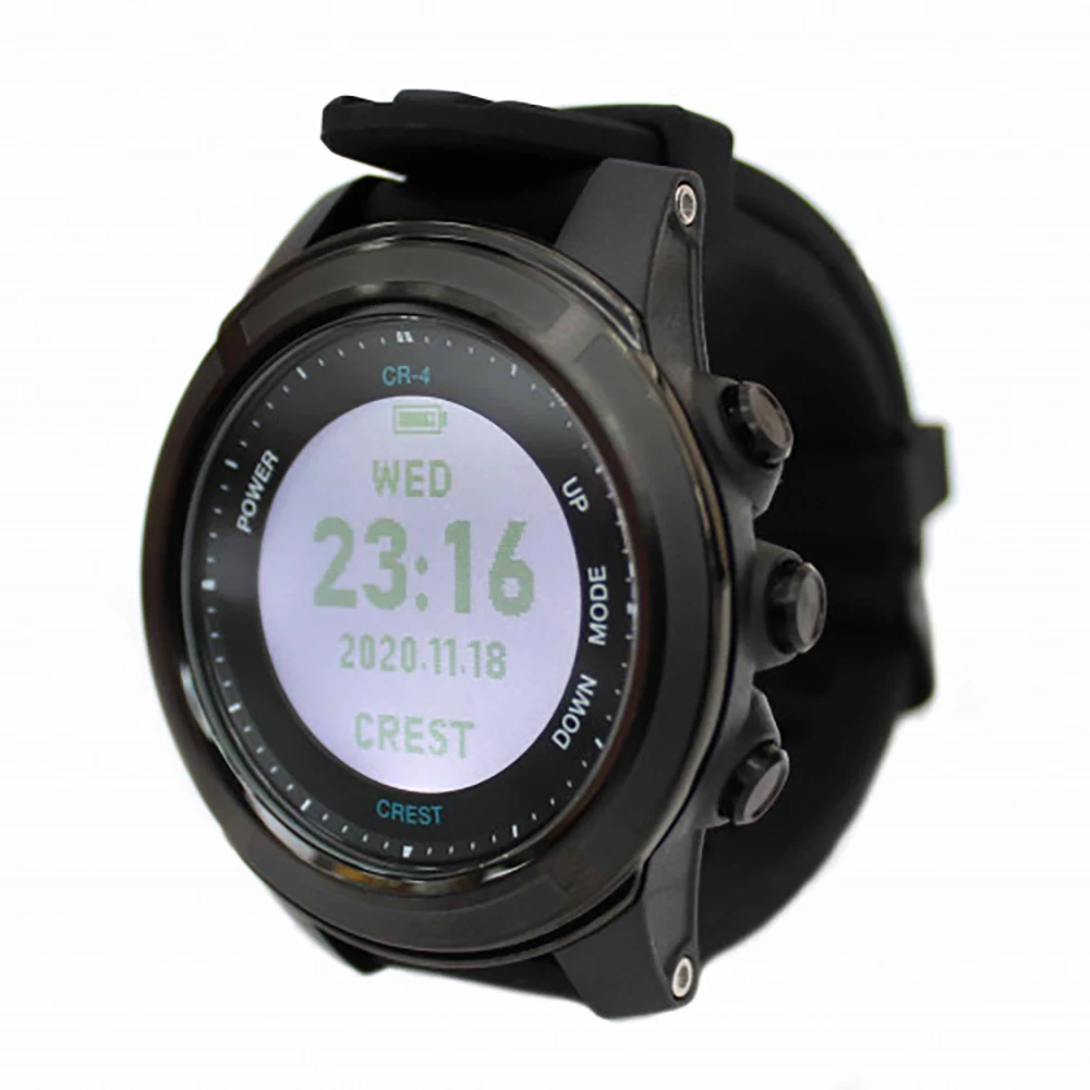 CREST CR4 Dive Computer Scuba Diving Freediving Nitrox Tech Dive Gauge Smart Dive Watch 100-Meter/330-Feet Rechargeable Battery