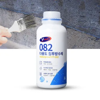 VT-082 V-tech penetration waterproof 1L paint wall roof floor crack concrete bathroom