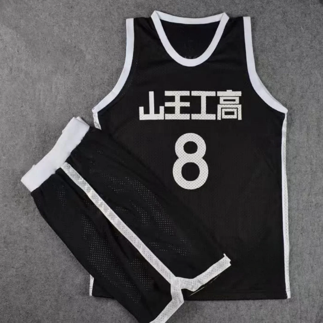 24 Anime Slam Dunk Basketball Jersey Summer Children/Adult Sport Training Wear Cheerleading Uniform Quick-Drying Athlete Uniform