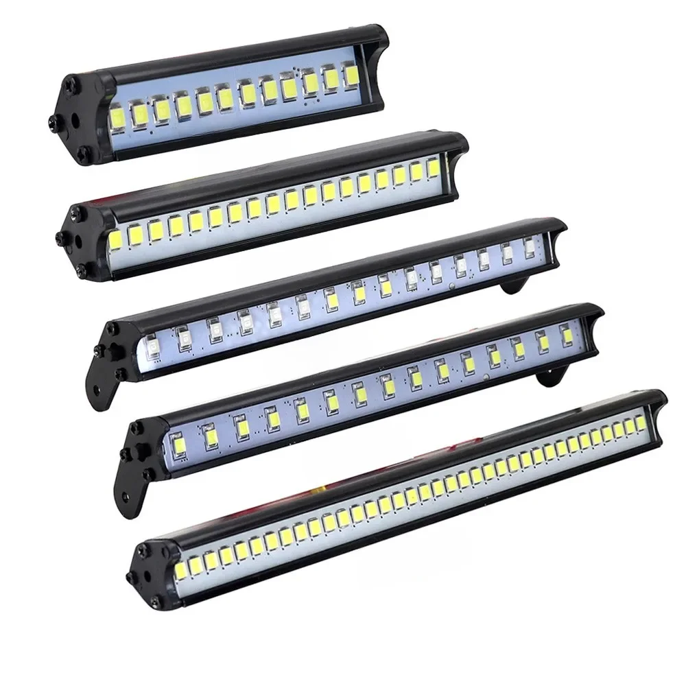 Barre lumineuse LED pour toit de voiture RC, projecteur 53-149mm pour 1/10 TRX TRX4 Defender TRX6 G63 Axial SCX10 RC chenille
