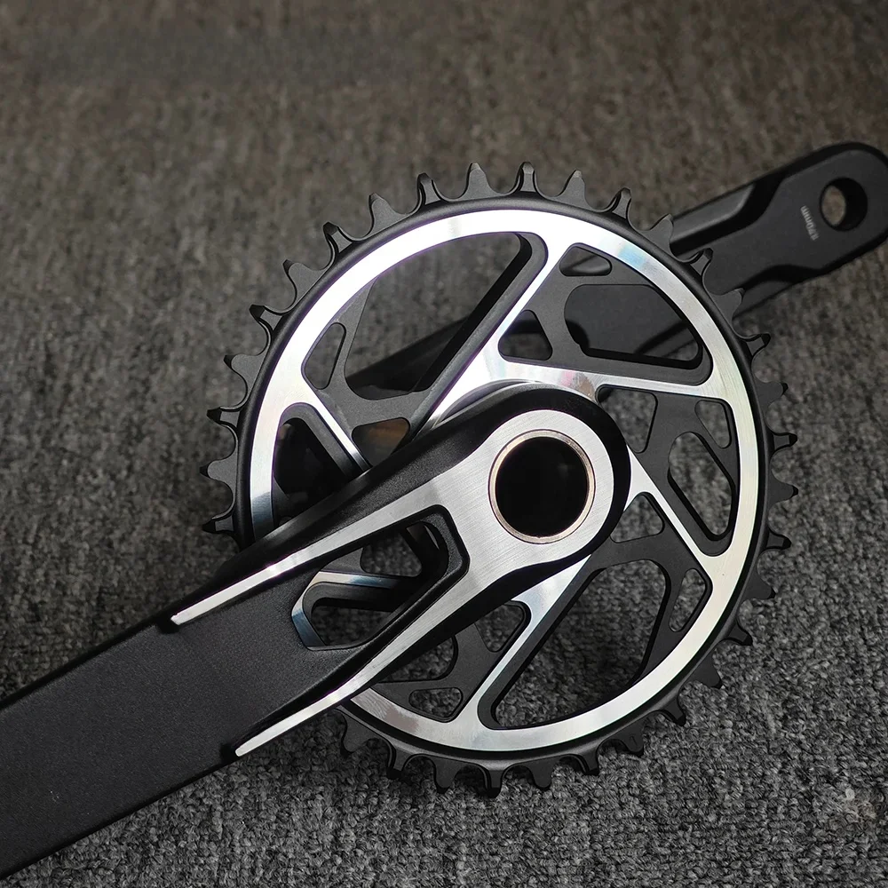 AliExpress GOLDIX mountain bike crank chain wheel set, fixed with 3 screws, leg length 170mm/175mm offset 0 degrees 30T 32T 34T 36T 38T