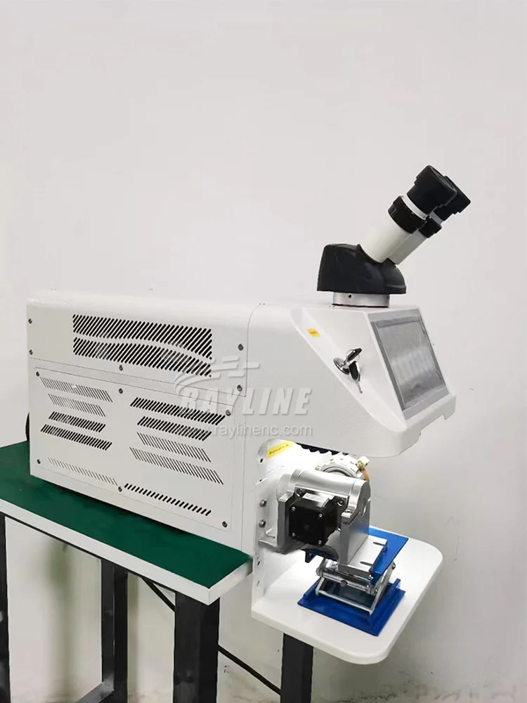 160J 200W Mini Jewelry Laser Welding Machine with Rotating Axis HD Touch Screen For Jewelry Shop Dental Watch Gold Silver Repair