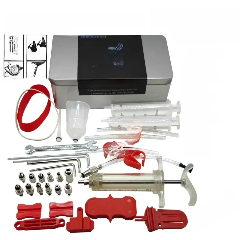 AliExpress UK SHIZIWANGRI Bicycle Brake Oil Bleed Kit Tools For SHIMANO, SRAM, Avid, MAGURA Series Hydraulic Disc