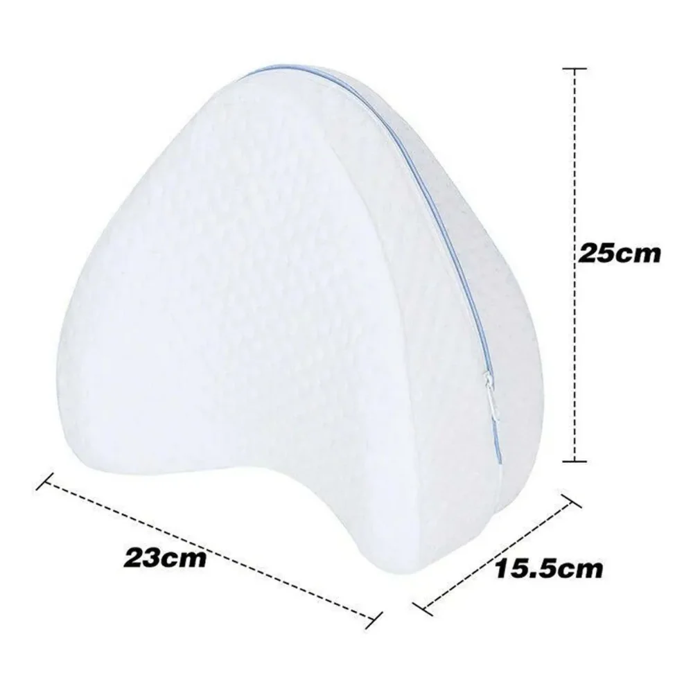 Travesseiro Ortopédico para Dormir de Lado – Suporte de Joelhos e Coluna Leg Pillow